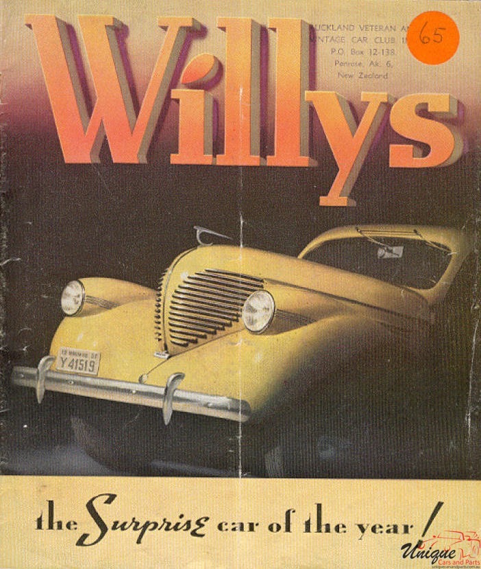 1937 Willys Brochure Page 8